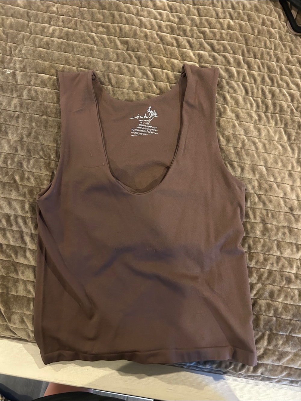 Free People Brown Tank Top